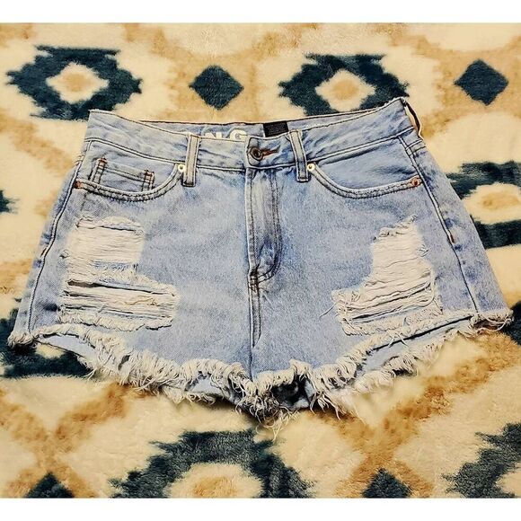 SONG WOMENS PERFECT SUPER HIGH RISE SHORTS - Picture 1 of 5